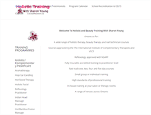 Tablet Screenshot of myholistictraining.com